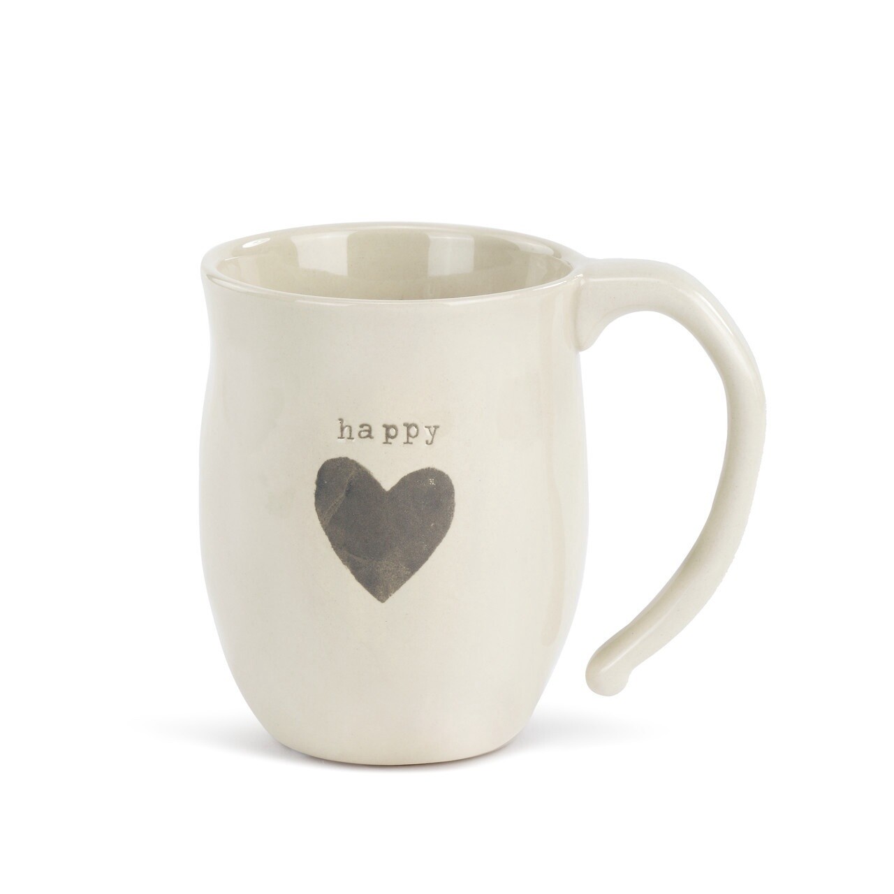 Happy Heart Mug - in Cloth Sack