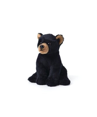Plush Black Bear Beanbag