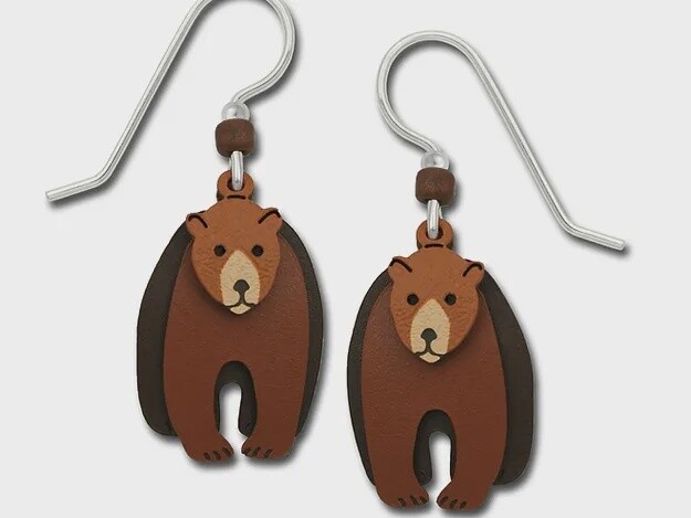 Bear Earrings - 3 Piece Dangle