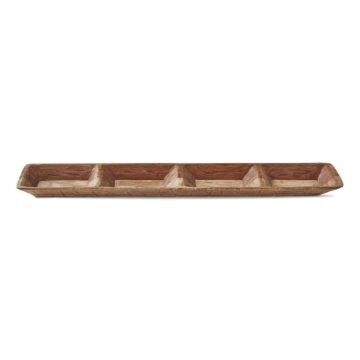Divided Mango Long Tray