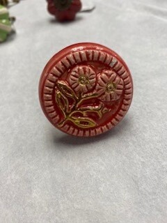 Orange Cabinet Knob