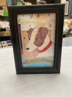 Jack Russel Dog Small Framed Print