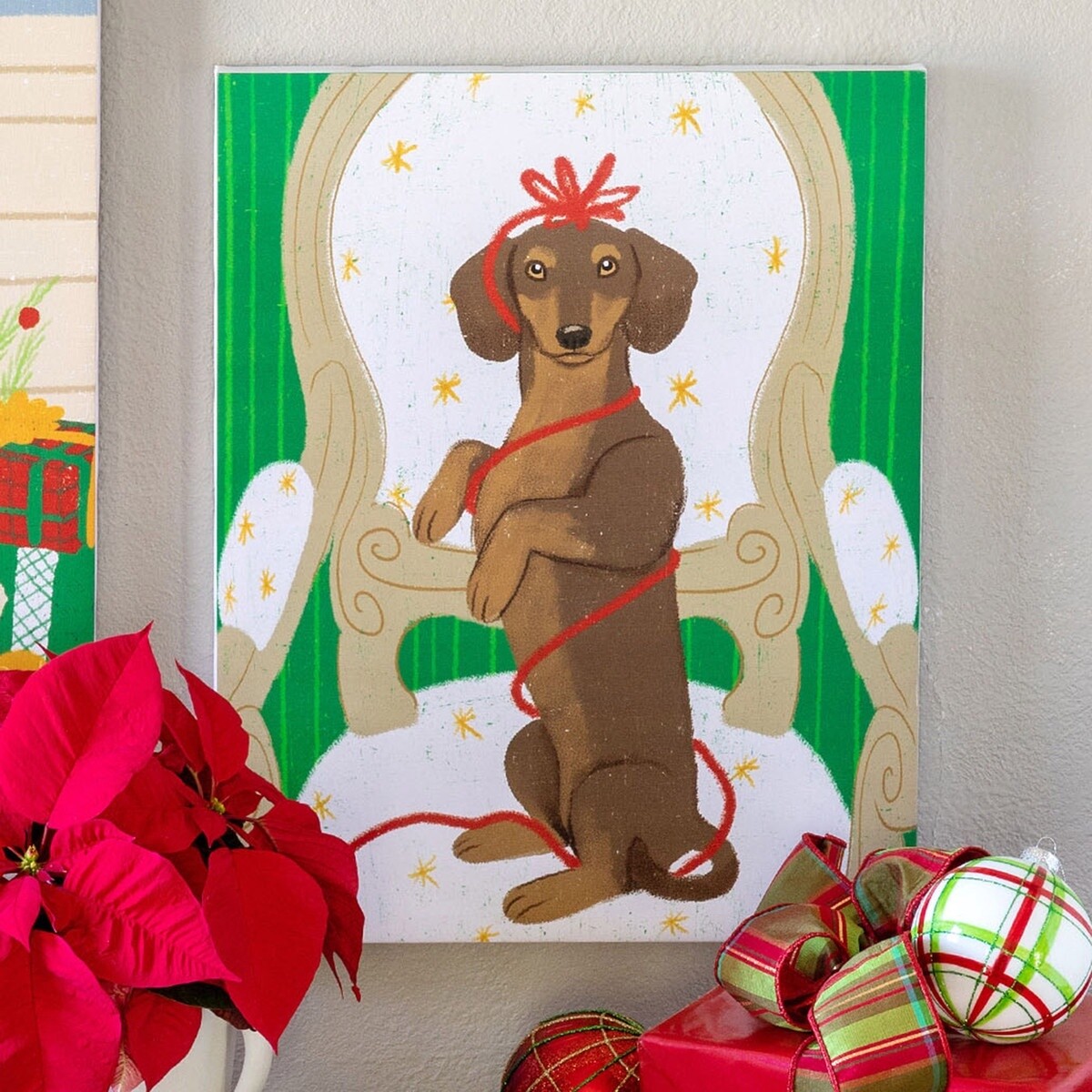 Christmas Dachshund Print