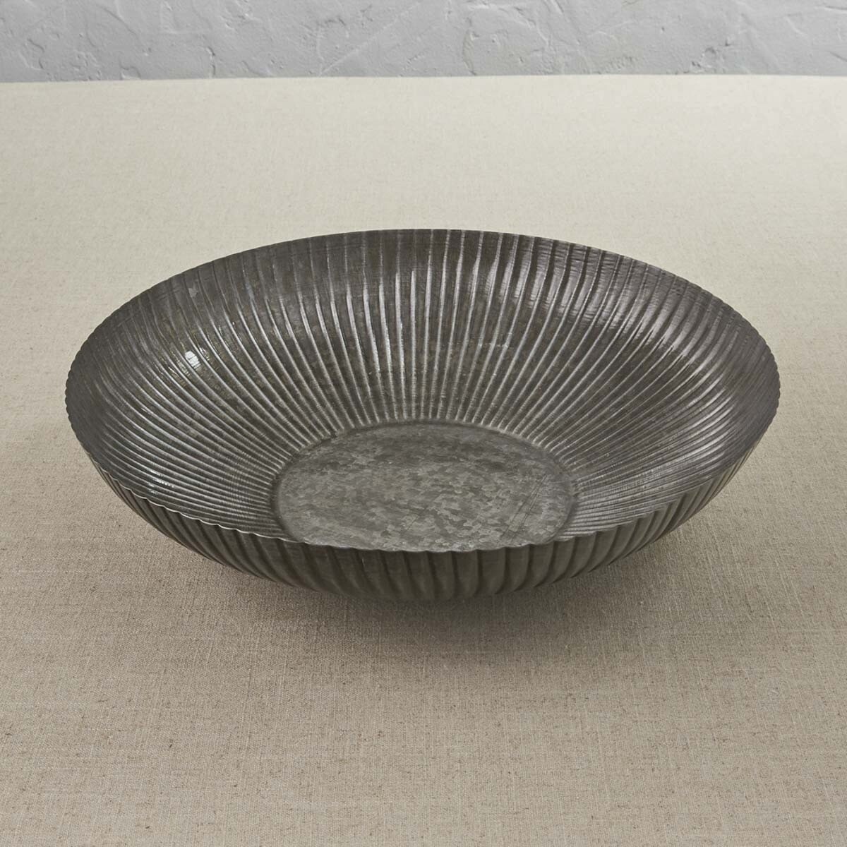 Versatile Corrugated Metal Bowl