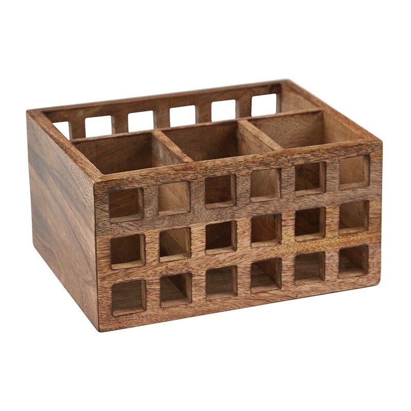 Wood Caddy - Lattice