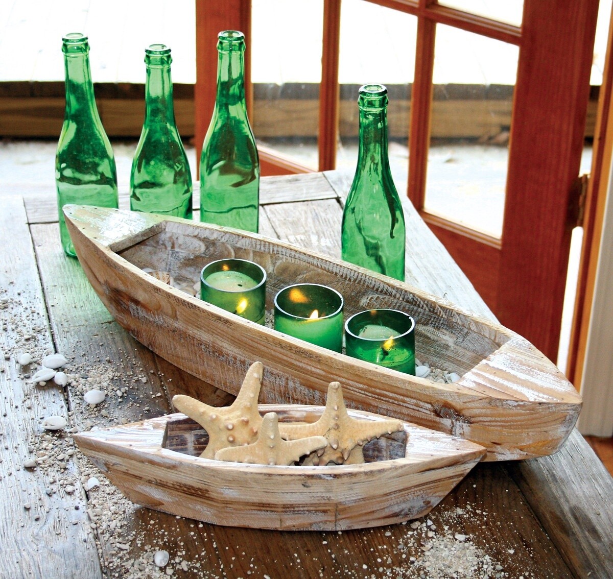 Wooden Boat - Display Piece