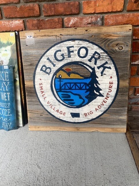 Barnwood Bigfork Sign