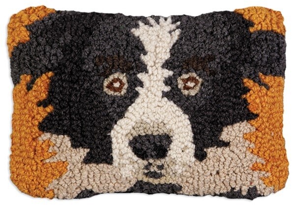 Pillow Border Collie Puppy 8" X 12"