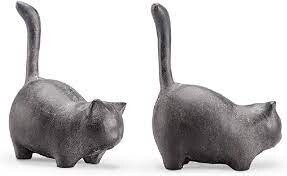 Black Cat Heavy Bookends