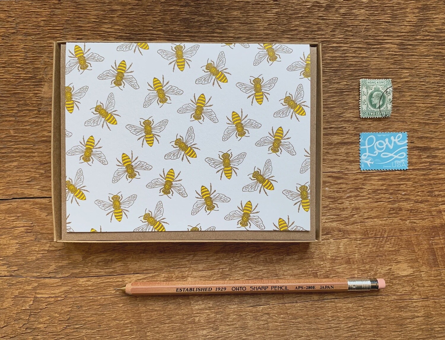 Notecards Honey Bees