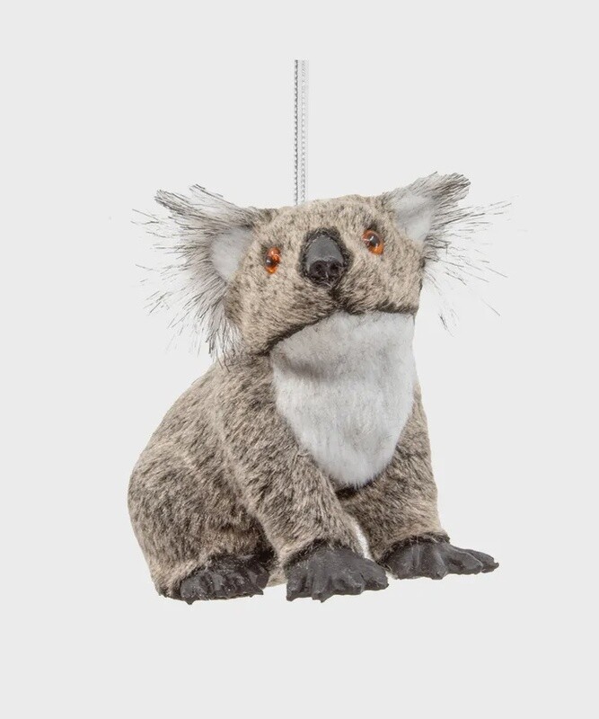 Furry Koala Bear Ornament