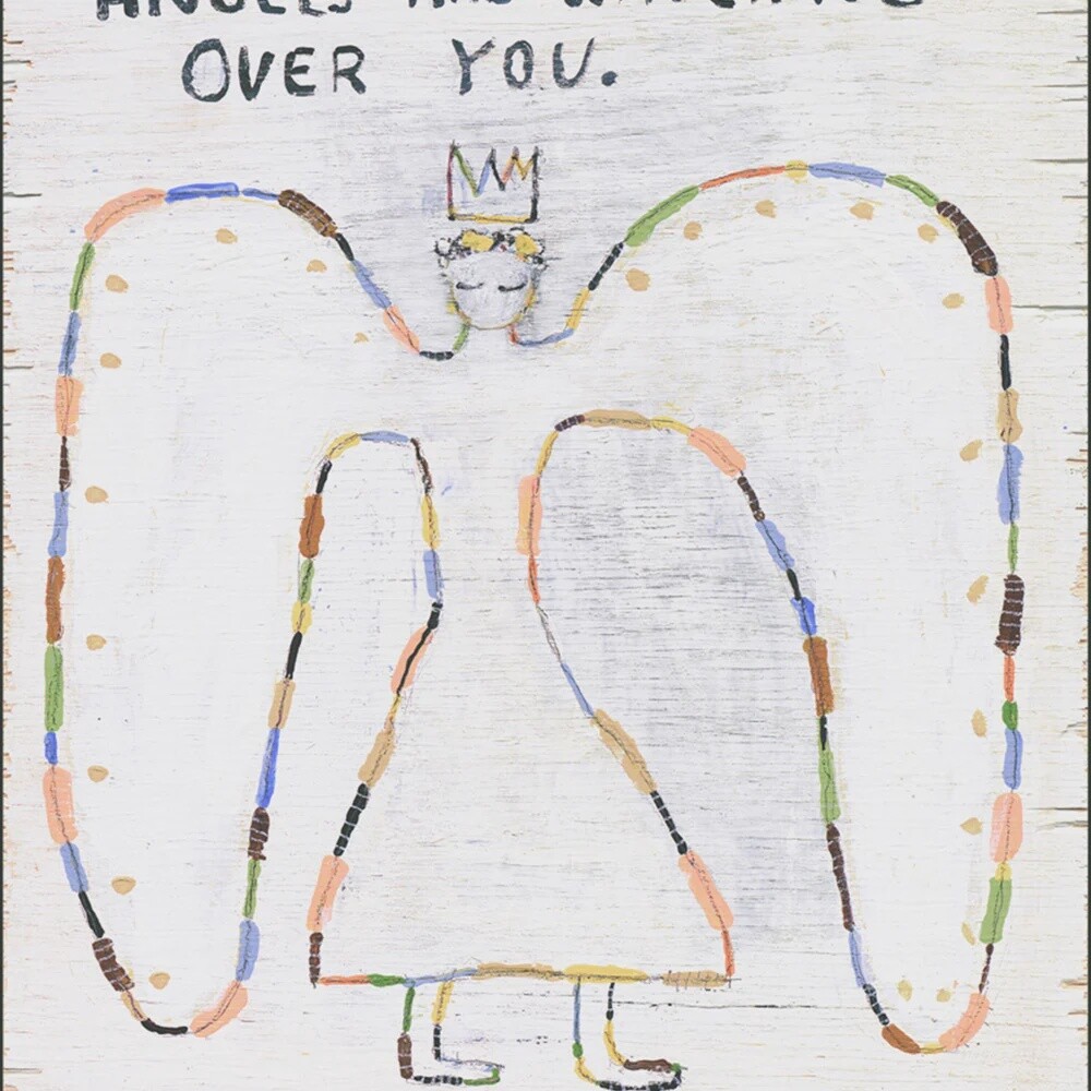 Angels Are Watching - Framed Art Print