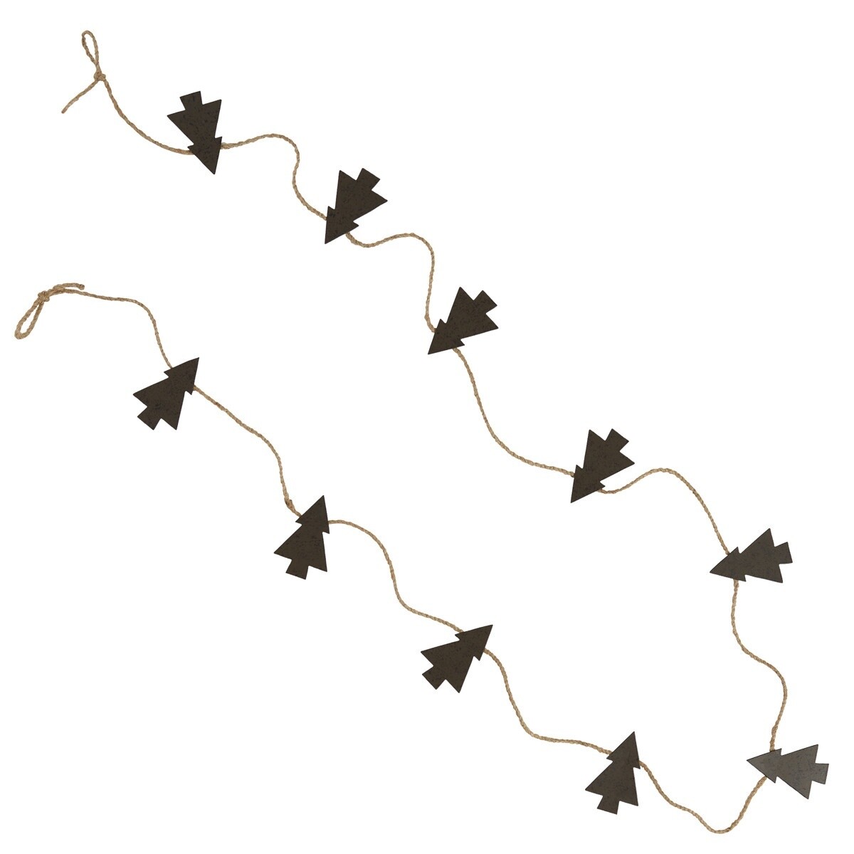 Rusty Metal Trees Garland