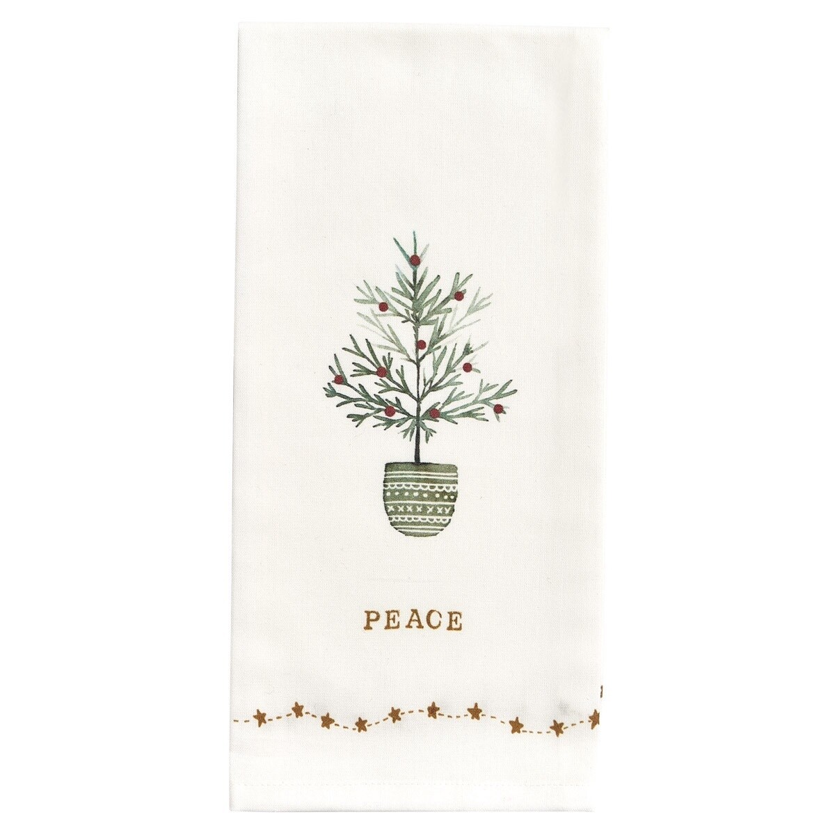 Peace Tree Dish Towel