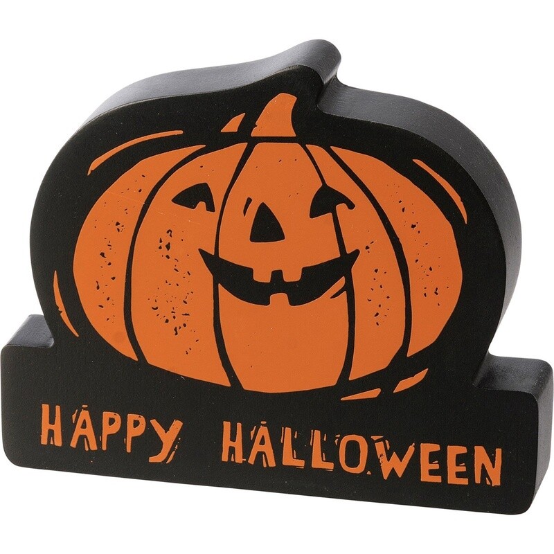 Chunky Sitter Happy Halloween Jack o lantern