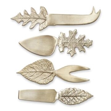 Leaf Cheese Utensil 4 assorted