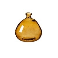 Vase Recycled Glass Balloon Gold