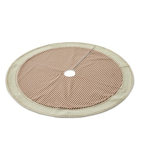 Tree Skirt Ticking Stripe 47”