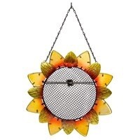 Birdfeeder sunflower metal and glass