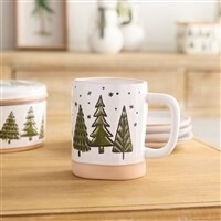 Ceramic Mug with Trees