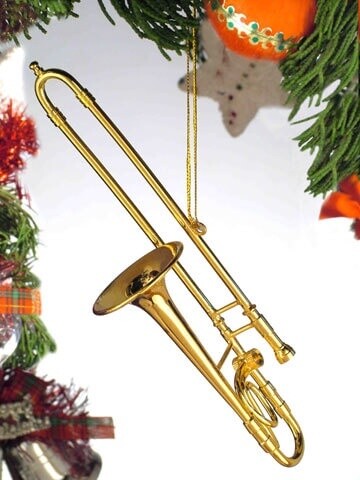Trombone Ornament