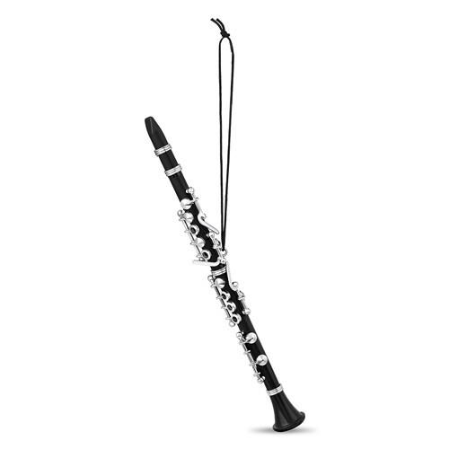 Black Clarinet Ornament