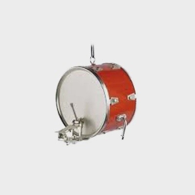 Red Bass Drum Ornament