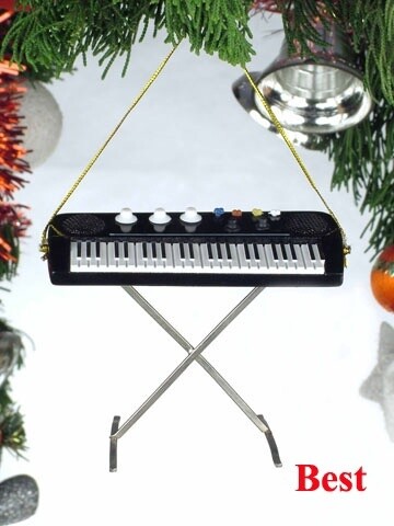 Electric Keyboard Ornament