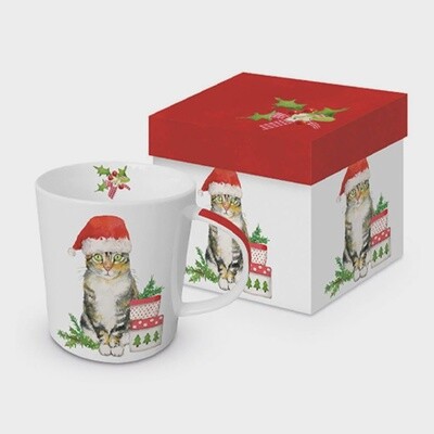 Christmas Kitty Mug and Gift Box
