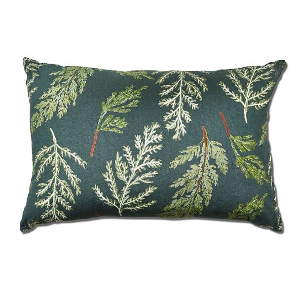 Juniper Sprig Lumbar Pillow