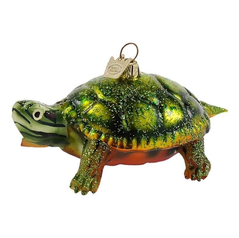 Glass Turtle Ornament