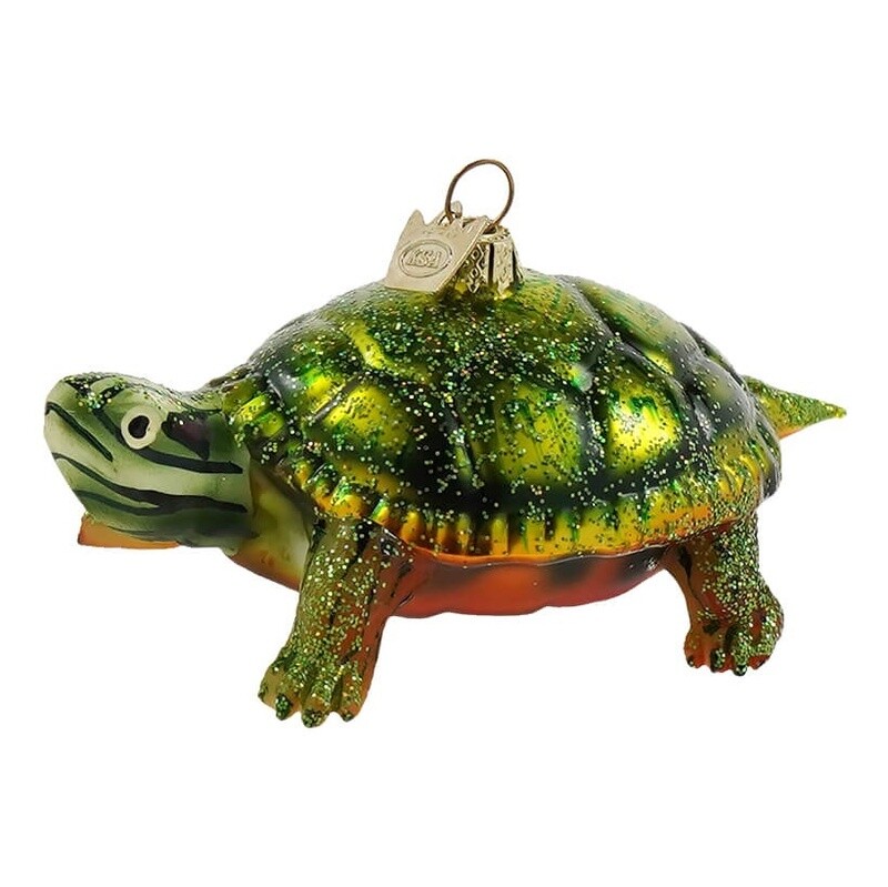 Glass Turtle Ornament