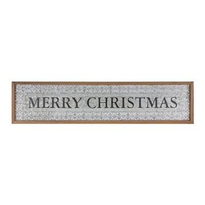 Embossed Tin - Christmas Sign