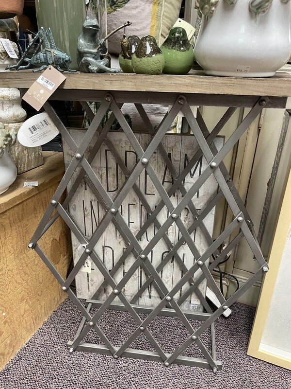 Side Table/Wine Rack