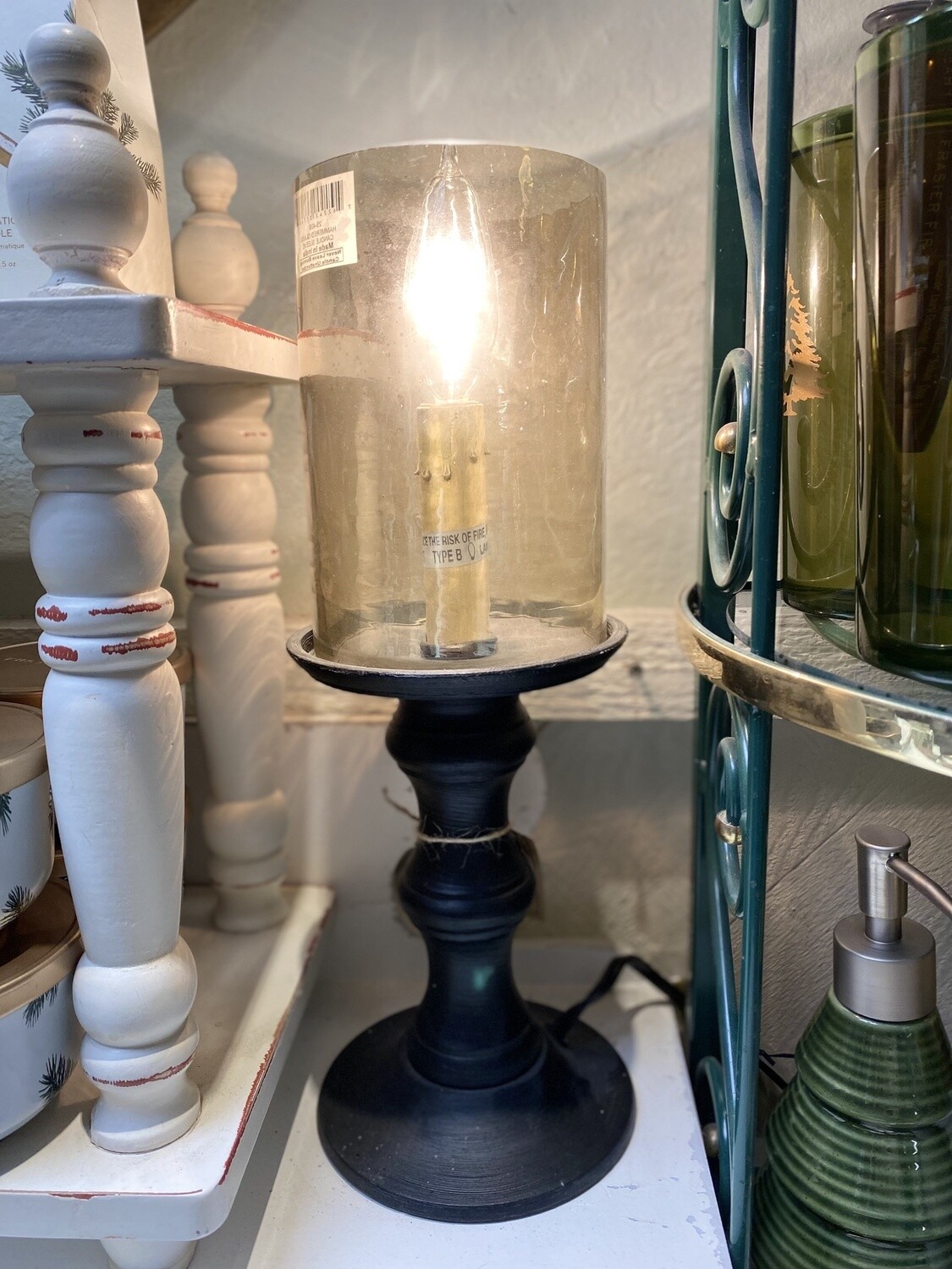Candlestick Lamp Light, Med.