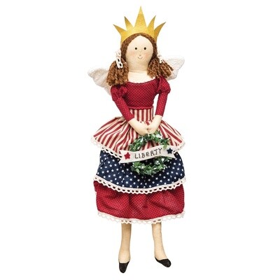 Lady Liberty Angel Figure