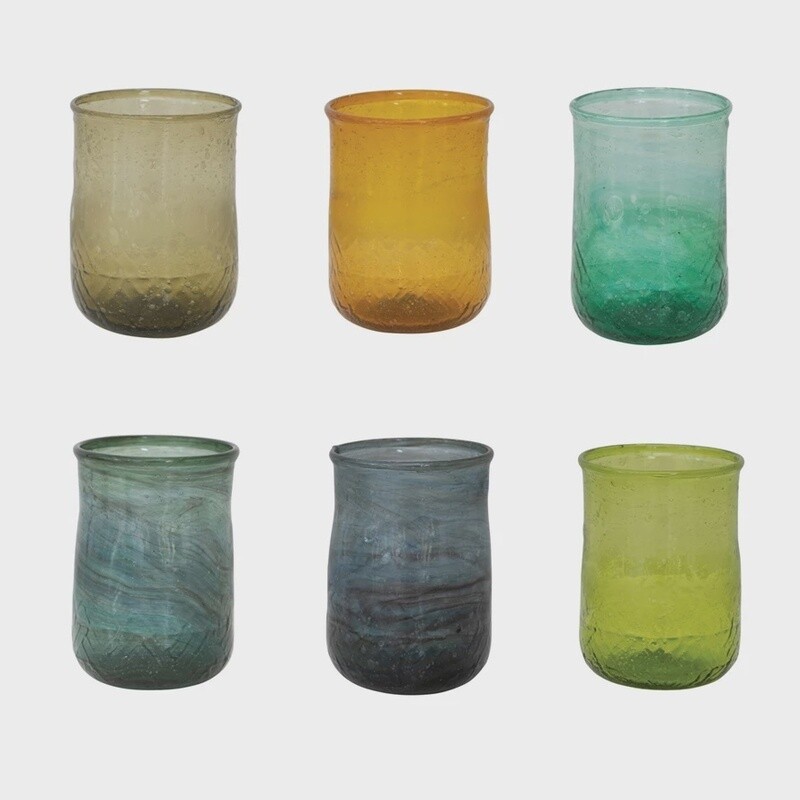 Hand Blown Mix &amp; Match Votive Glasses