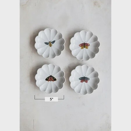 Flying Insects - Fluted Dish