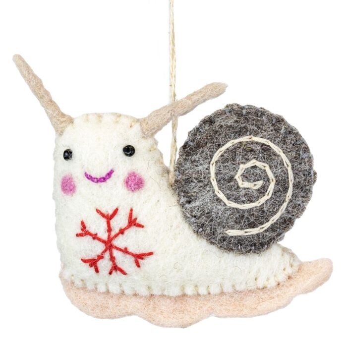 Ornament Snowflake Snail