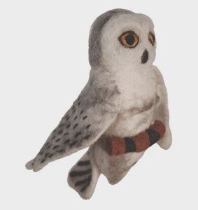 Ornament Felt Snowy Owl