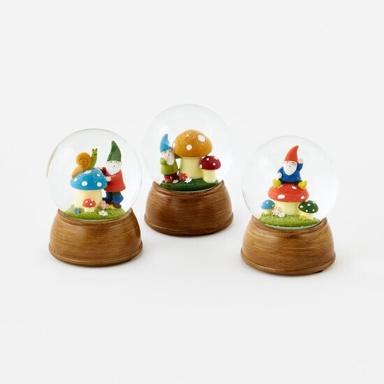 Water Globe Gnome Toadstools