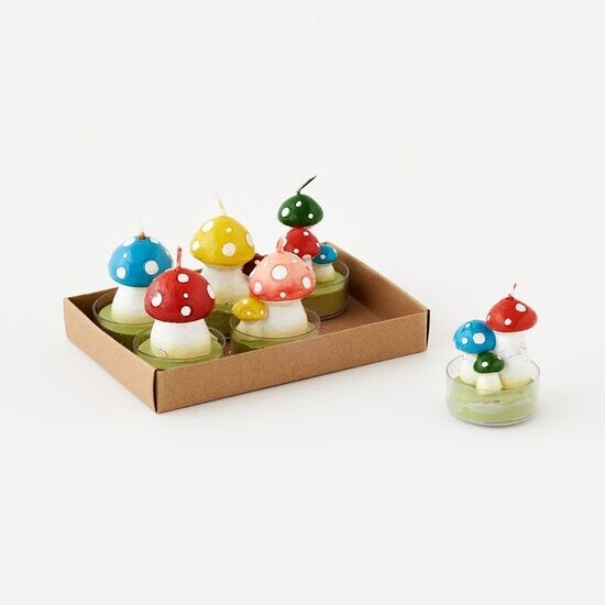 Mushroom Tealights Boxed
