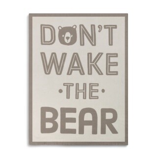 Don&#39;t Wake The Bear - Baby Blanket