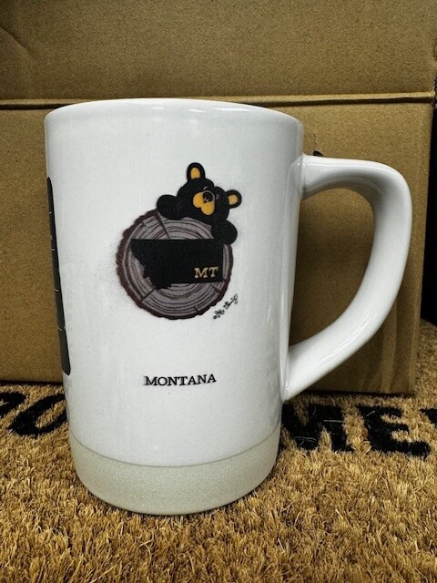 Montana Latte Mug Bear Bone Color