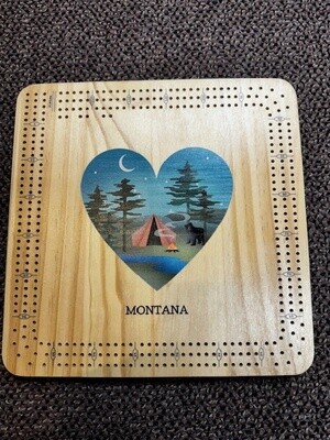 Cribbage Board Camp Montana