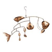 Embossed Copper Fish Mobile