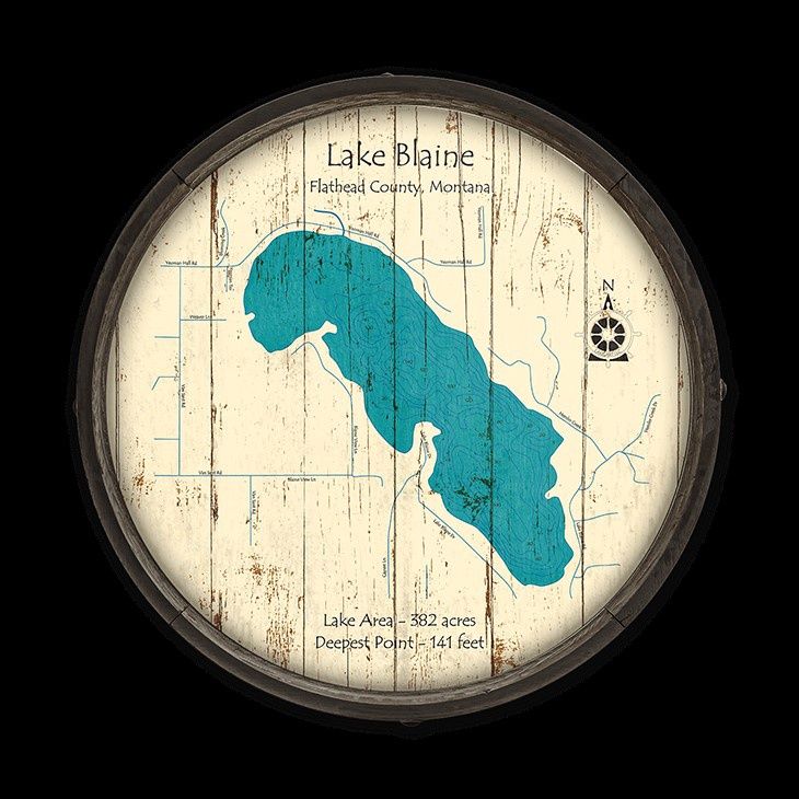 Lake Blaine Barrel End