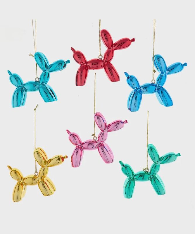 Shiny Balloon Dog Ornament