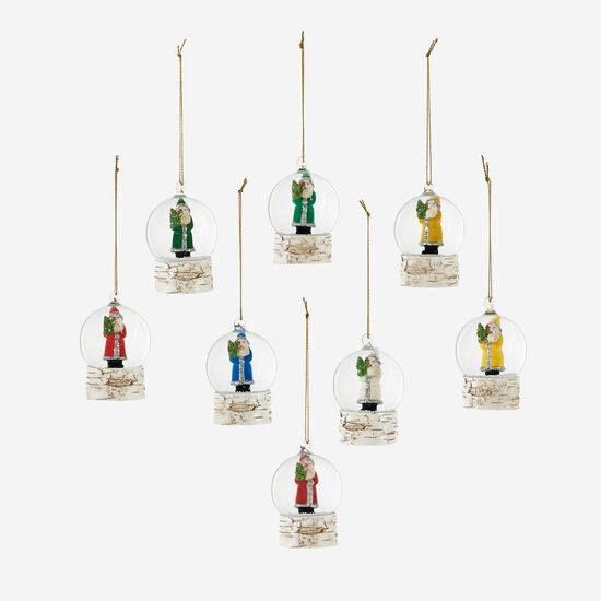Belsnickle Water Globe Ornament