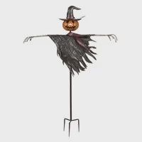 Oversize Jack-O-Lantern Scarecrow - Garden Stake